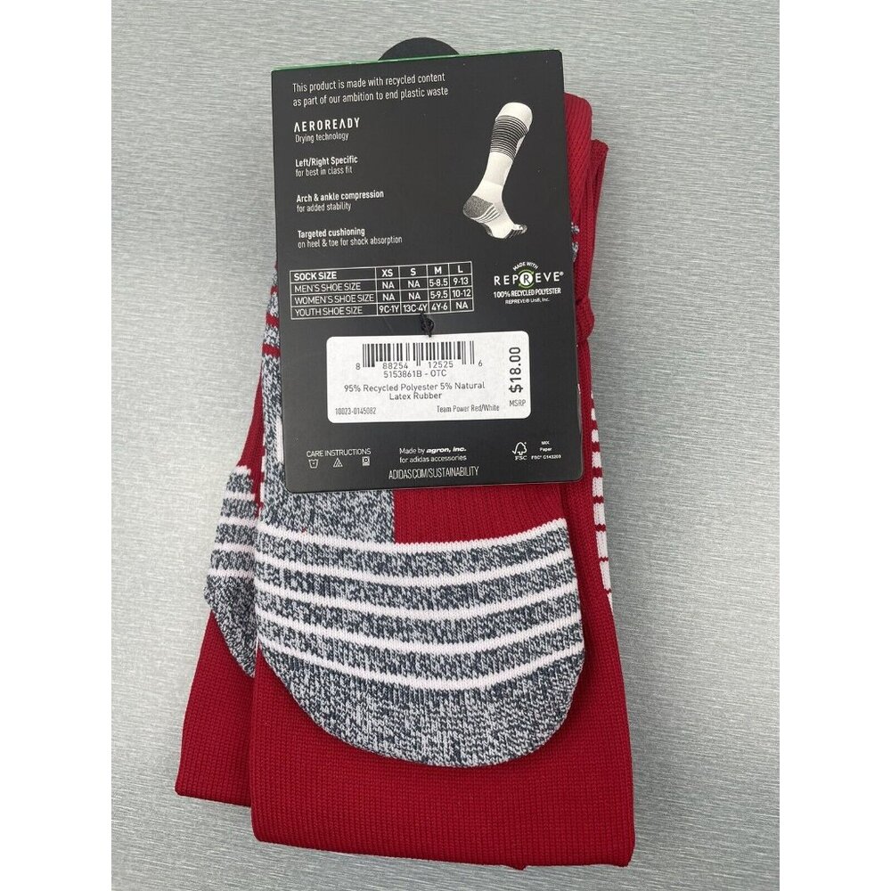 Youth ADIDAS SOCCER SOCKS TEAM SPEED SIZE SMALL 13C-4Y - Picture 2 of 3